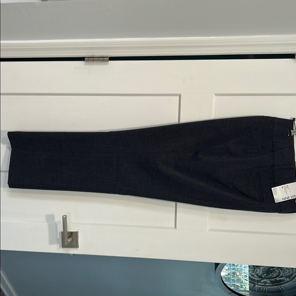 Women’s Blue Mid-Rise bootcut Trousers